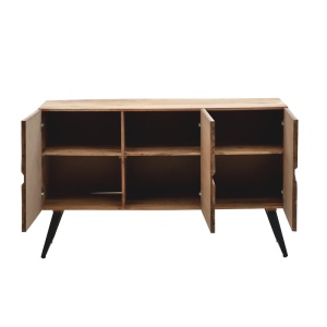 Bufet - Comodă Living Imena Cabinet, natur, 148x43.5x86 cm - Img 5