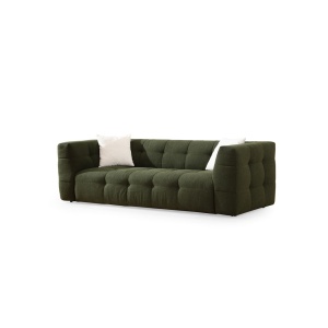 Canapea 3 locuri Cady Verde 235x100x72 cm - Img 4