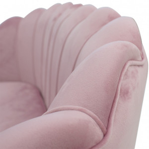 Canapea Daimon 2 Locuri Pink 134x70x77 cm - Img 3