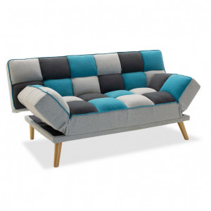 Canapea Extensibila, 3 Locuri Andy Multicolor - Img 1