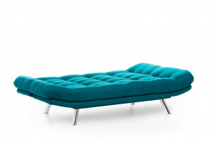 Canapea Extensibila, 3 Locuri Misa Sofabed Petrol Verde - Img 7