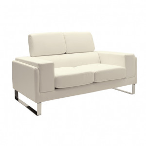Canapea Shea 2 Locuri Ivory 158x80x87 cm - Img 1