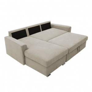 Coltar Dreapta Belle Bej 236x164x88 cm - Img 3