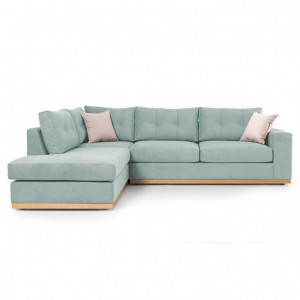Coltar Dreapta Boston Ciel - Crem - Natural 280x225x95 cm - Img 2
