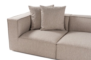 Colțar dreapta Sora Bej 430x75x102 cm - Img 11