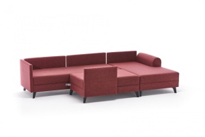 Coltar Extensibil Belen Claret Rosu - Img 10