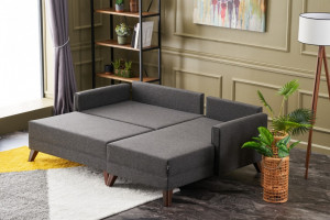Coltar Extensibil Bella Soft Mini Antracit - Img 3
