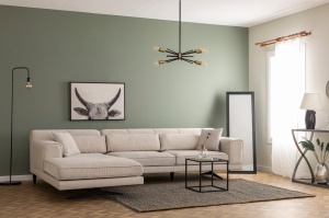 Colțar modular Jivago Bej 198x308x78 cm - Img 3