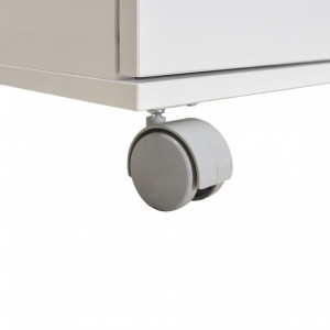 Comoda Model ADR-415, Alb lucios, 85x44x81 cm - Img 4