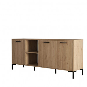 Comoda Model Aurora, Stejar, 180x45x80 cm - Img 4