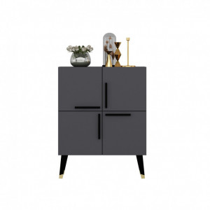Comoda Model Makro, Antracit, 70x35x90 cm - Img 3