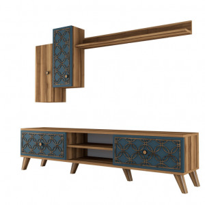 Comoda TV Class S - Walnut, Chalcedony - Img 5