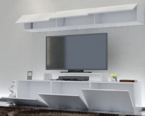 Comoda TV Line - Alb - Img 2
