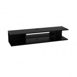 Comoda TV Salvador, Model Pivot, 120x23x29.5 cm, Negru - Img 2