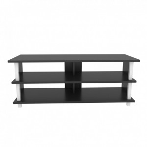 Comoda TV Salvador, Model Pueblo, 120x47.4x44.6 cm, Alb/Antracit - Img 5