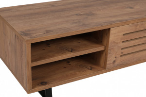 Comoda TV Salvador, Model Safir, 160x35x40 cm, Pin atlantic - Img 2