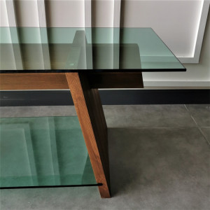 Comoda TV Salvador, Model TV202, 158x45x40 cm, Stejar - Img 7