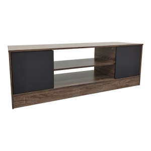 Comodă TV Sasa, stejar/gri, 120x35x41.5 cm - Img 2