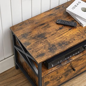 Comoda TV, Vasagle, Antic, 120x40x50 cm - Img 7