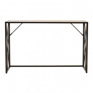 Consola Model Ivy, Negru, 120x35x75 cm - Img 2