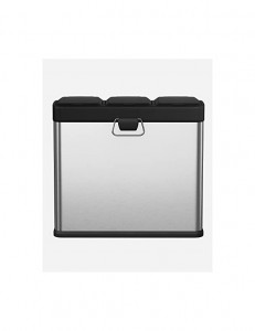 Cos de reciclare, Songmics, 54L, Silver+Black, LTB54L - Img 7