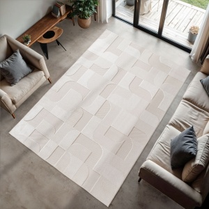 Covor Ayyildiz Doha V1 Crem, 120 X 170 cm - Img 1