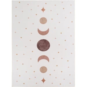Covor Copii Coco Moon Phases Crem, 140 x 200 cm - Img 2