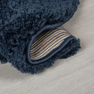 Covor Feather Soft Bleumarin 133X133 cm, rotund, Flair Rugs - Img 3