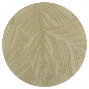 Covor Lino Leaf Verde Sage 160X160 cm, rotund, Flair Rugs - Img 3