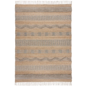 Covor Medina Jute Natural/Gri 160X230 cm, Flair Rugs - Img 2