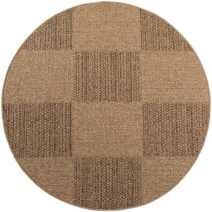 Covor Timber V5 Bej, Rotund, D120 cm - Img 2