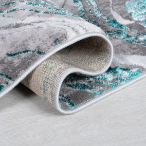 Covor traversă Marbled VERDE SMARALD 80X300 cm, Flair Rugs - Img 3