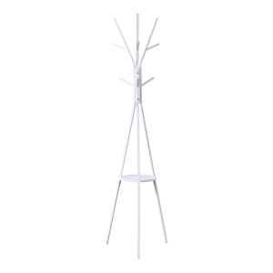 Cuier Denner, alb, 48.5x48.5x180 cm
