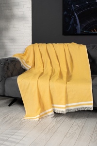 Cuvertura pentru Canapea Model Alinda Mustard (170 x 300)