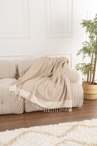 Cuvertura pentru Canapea Model Baliksirti Beige - Img 2