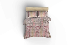 Cuvertura Pled pentru pat dublu Model Urla Beige - Img 2