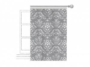 Draperie Jerry V1, 140x270 cm - Img 1