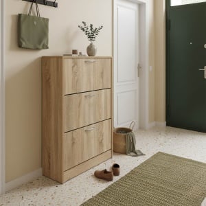 Dulap de pantofi Savaz, sonoma, 60x24x114 cm