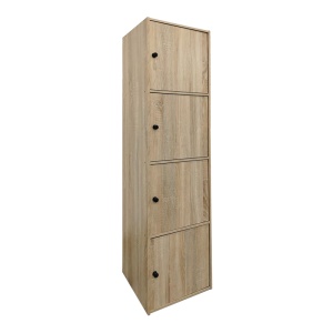 Dulap Gabino, stejar sonoma, 40x39x158 cm - Img 2