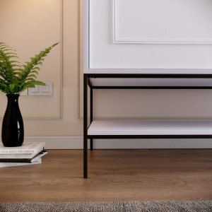 Dulap haine Model Martin, Alb, 190x57x200 cm - Img 6
