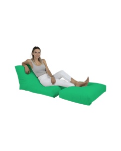Fotoliu de Grădină tip Bean Bag Model Siesta, Verde - Img 6
