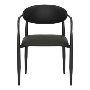 Fotoliu Kalone, negru, 56x55x78 cm - Img 5