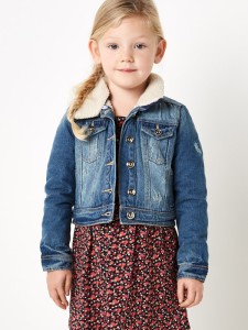 Geaca Denim cu Guler Imblanit - Img 3
