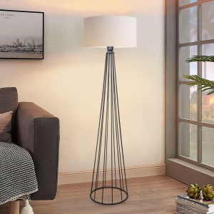 Lampadar Firdo I, crem, 38x121 cm - Img 2