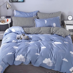 Lenjerie Bumbac Satinat 4 Piese Halena