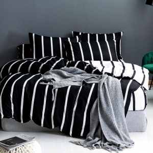 Lenjerie Bumbac Satinat 4 Piese Raviel