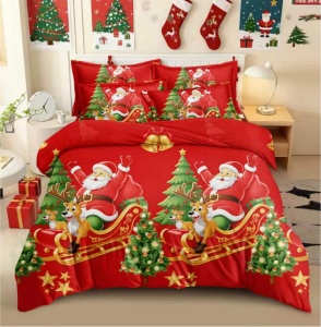 Lenjerie de pat Finet Christmas Magic V4, 6 piese