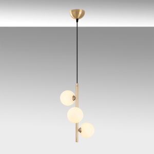 Lustra Domino Auriu 36x36x46 cm - Img 3