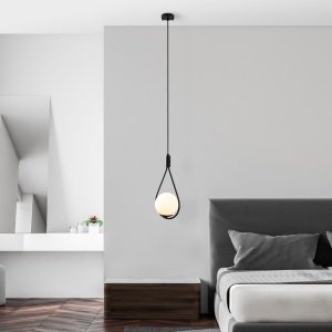 Lustra GMN Negru 20x15x136 cm - Img 2