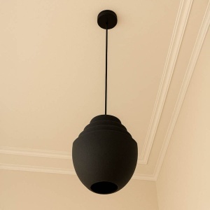 Lustră Kelsy, negru, 30x122 cm - Img 2